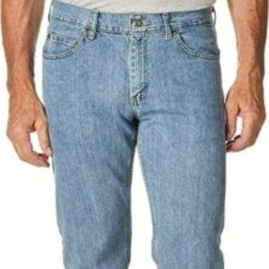 Lee Men's Regular Fit Straight Leg Jean, worn light, 38W x 36L NWT